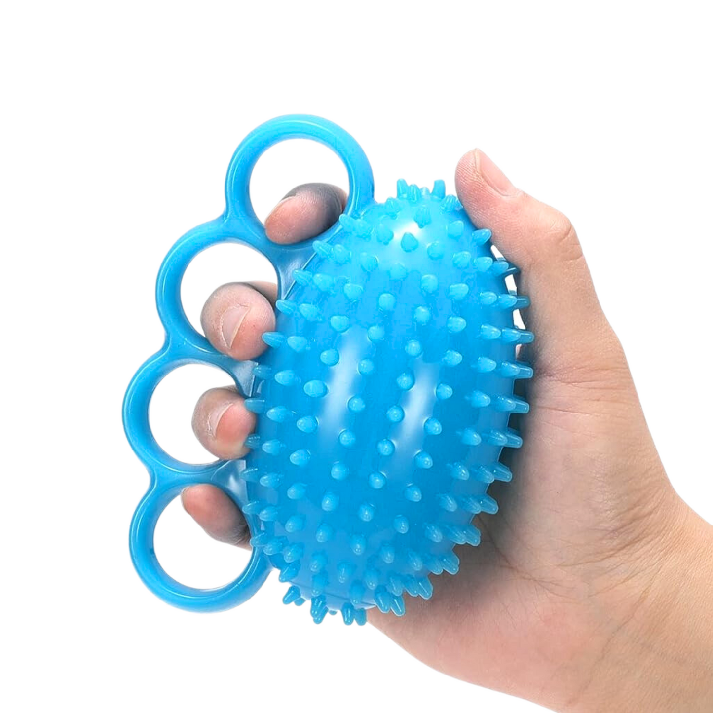 Hand Grip Strengthener & Finger Therapy Exercise Ball - Massage Equipment for Stress Relief, Flexibility, Stroke Recovery, Arthritis, Anxiety, Physical Therapy, and Muscle Massage for Athletes, Musicians, Elderly, and Yoga Enthusiasts.